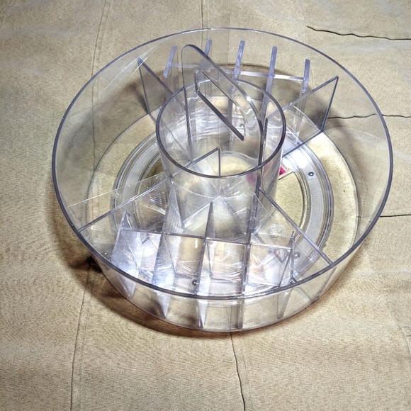 Transparent Storage Carousel for Makeup or Art - Picture 1 of 7